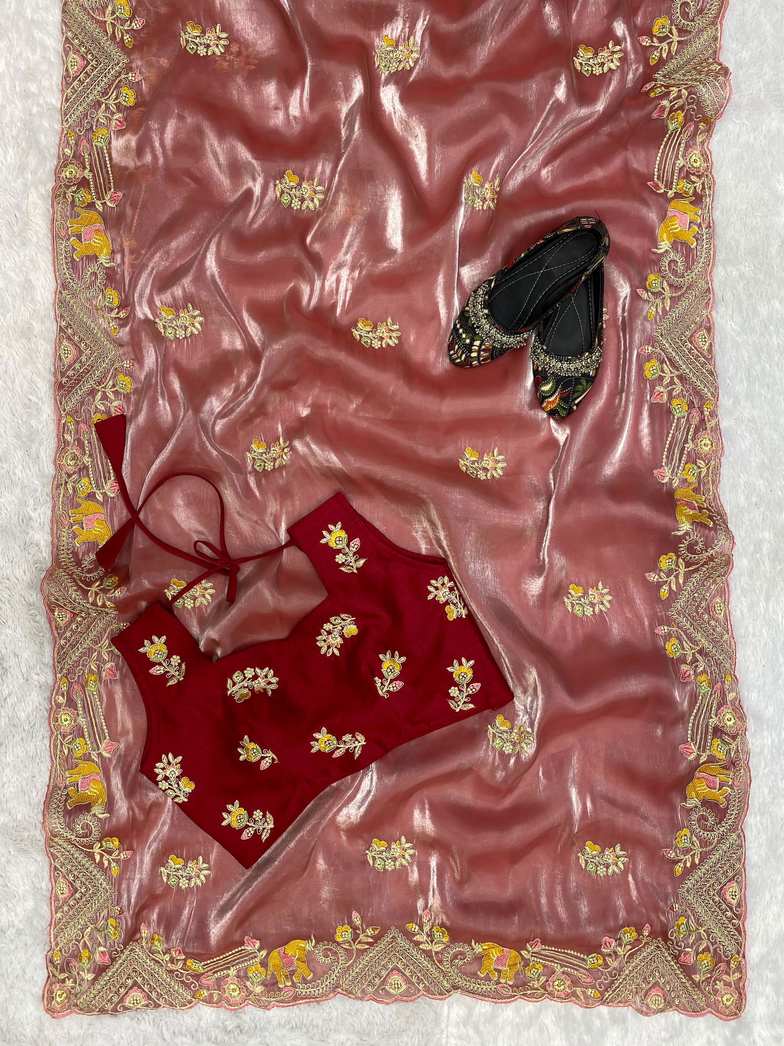 LG 1787 Fancy Organza Party Wear Sarees Catalog